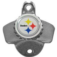 Pittsburgh Steelers Metal Wall Mounted Bottle Opener