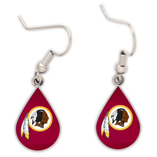 Washington Redskins Tear Drop Earrings