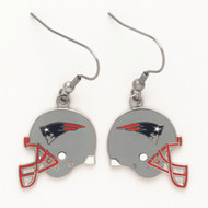 New England Patriots Helmet Dangle Earrings