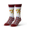 Cocoa Puffs White One Size Fits Most Crew Socks