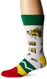 Lets Taco Bout IT White One Size Fits Most Crew Socks