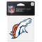 Denver Broncos 4"x4" Team Logo Decal
