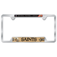 New Orleans Saints Metal License Plate Frame