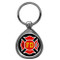 Firefighter Chrome Key Chain