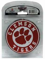 Clemson University Coaster Set with Team Logo (Set of 4)