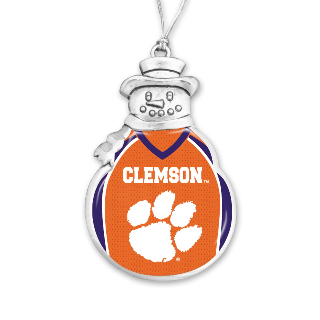 From the Heart University of Wisconsin Christmas Ornament Snowman with Football Jersey
