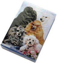 Poodle Playing Cards