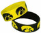 University of Iowa Wide Band Silicone Bracelet (Pack of 2)