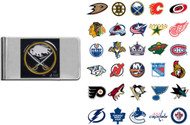 NHL Pewter Emblem Money Clip - Choose Your Team