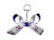 Louisiana State LSU Mini Bow Keychain