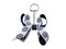 Winnipeg Jets Mini Bow Keychain