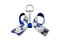 St. Louis Blues Mini Bow Keychain