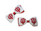 Indiana University Hair Bow Pair