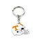 University of Tennessee Enamel Helmet Keychain