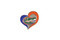 University of Florida Swirl Heart Pin