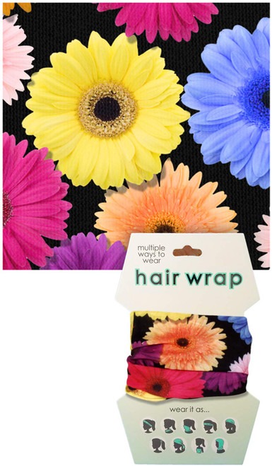 Flowers Hair Wrap