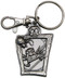 Nightmare Before Christmas Jack Skellington and Scary Teddy Pewter Keychain