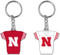 University of Nebraska 2-Sided Jersey Keychain