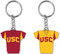 University Southern California USC 2-Sided Jersey Keychain
