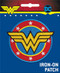 Wonder Woman Logo Full Color Iron-On Patch