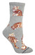 Cat Breed Socks, 1 pair Breed: Orange Tabby