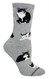 Tuxedo Cat Cotton Gray Ladies Socks