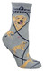 Golden Retriever Dog Gray Cotton Ladies Socks