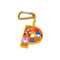 Mickey and Friends Letter P Laser Cut Keychain