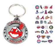 MLB Sculpted Pewter Keychain - Choose Your Team