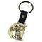 Mickey Mouse Brass Letter Keychain - Choose your Initial