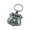 Route 66 Pewter Key Chain