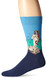 Famous Artists Botticelli The Birth of Venus Blue Mens Crew Socks