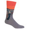 Famous Artists The Scream Orange Mens Crew Socks