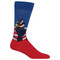 Norman Rockwell Rosie the Riveter Royal Blue Mens Crew Socks