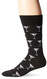 Martini Black Mens Crew Socks