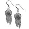 Concho & Feathers Dangle Earrings