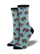 Significant Otter One Size Fits Most Blue Chalk Ladies Socks