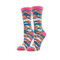 Raining Doughnuts One Size Fits Most Blue Ladies Crew Socks