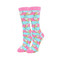 Ice Cream One Size Fits Most Blue Ladies Crew Socks