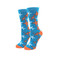 Star Fish One Size Fits Most Blue Blue Ladies Crew Socks