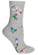Humingbirds Gray Ladies Socks