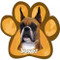 Cropped Boxer Paw Print Magnet