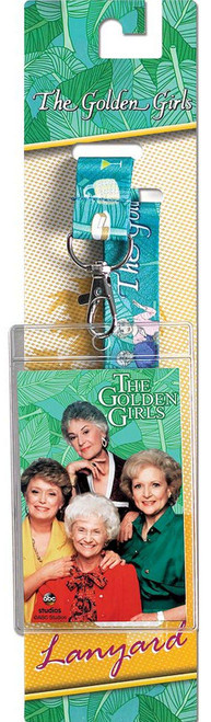 Golden Girls Reversible Lanyard with Breakaway Clip and ID Holder