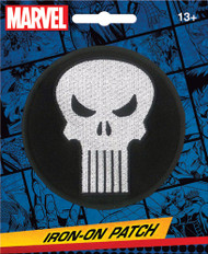 Punisher Skull Full Color Iron-On Patch