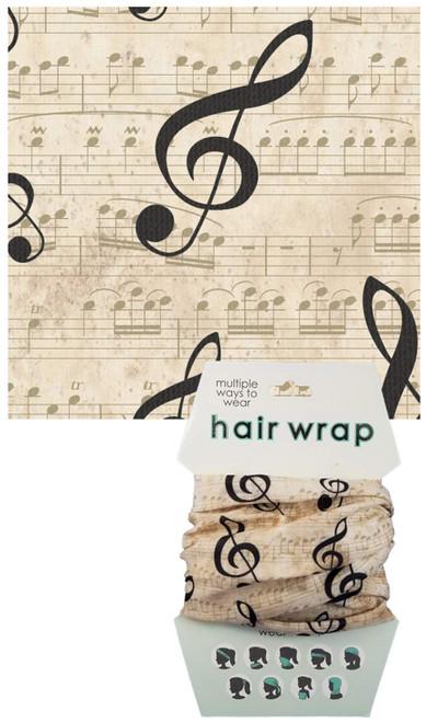 Music Hair Wrap