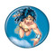 DC Comics Wonder Woman Blue 1.25" Pinback Button