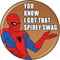 Spider-Man Spidey 1960s Spidey Swag 1.25" Pinback Button