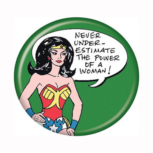 DC Comics Wonder Woman Power of Woman 1.25" Pinback Button