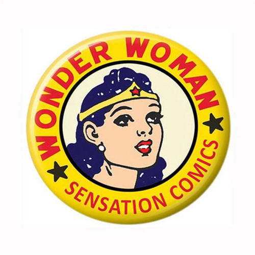 DC Comics Wonder Woman Sensation 1.25" Pinback Button