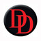 Marvel Comics Daredevil Logo 1.25" Pinback Button